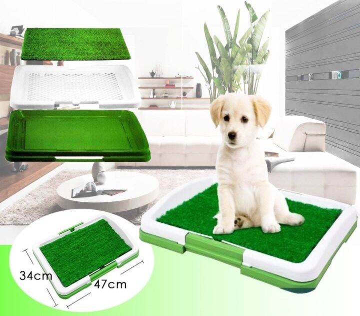 HZM Pet potty training mat grass portable potty trainer indoor