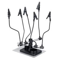 ขายร้อน Airbrush Holder Station Airbrush Holder Spray Parts Holder Clips For Model Color Paint Spray Clip Tool