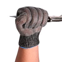 [Fast delivery] Wire Gloves Cut-resistant Gloves Labor Insurance Wear-Resistant Work Thin Section Summer Kitchen Cutting Fish and Vegetable Artifact Gauntlet