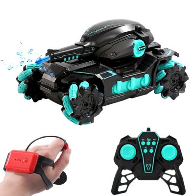2.4G Water Bead RC Tank W/ Light Music Shoots Toys Tracked Vehicle Remote Control war Tanks tanques de radiocontrol For Boys