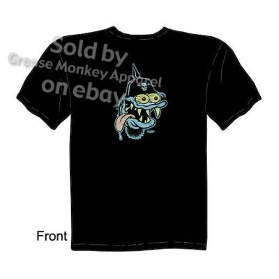 Vintage Cool Finkie T shirt, Monster T Shirts, Hot Rod Fashion Kulture Tee  916L