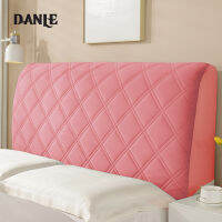 หนังกลับหนาขึ้น Cover Headboard หัวเตียง Cover Headboard นุ่มปลอกหมอนอิงฝาป้องกันฝุ่นง่ายๆทั่วไปสำหรับการหลีกเลี่ยงการชน