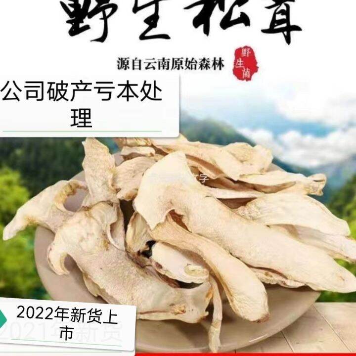 Snow mountain matsutake dried slices ShangriLa matsutake dry goods red