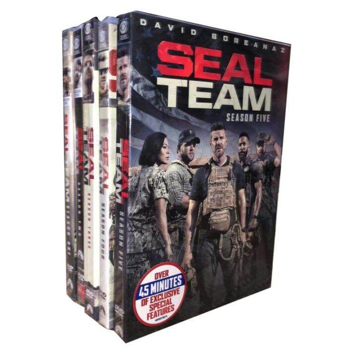 SEAL Team Season 1-5 24DVD HD American Drama English Pronunciation ...