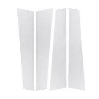 4Piece Car Door Window B Pillar Trim Panel Replacement Parts Accessories for E Class 2016-2023 Center Post Aluminum Bright Strip Stickers