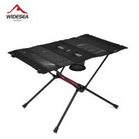 Widesea Camping Table Foldable Net Desktop Outdoor Desk Portable Ultralight Fishing Picnic Travel Detachable Furniture Storage