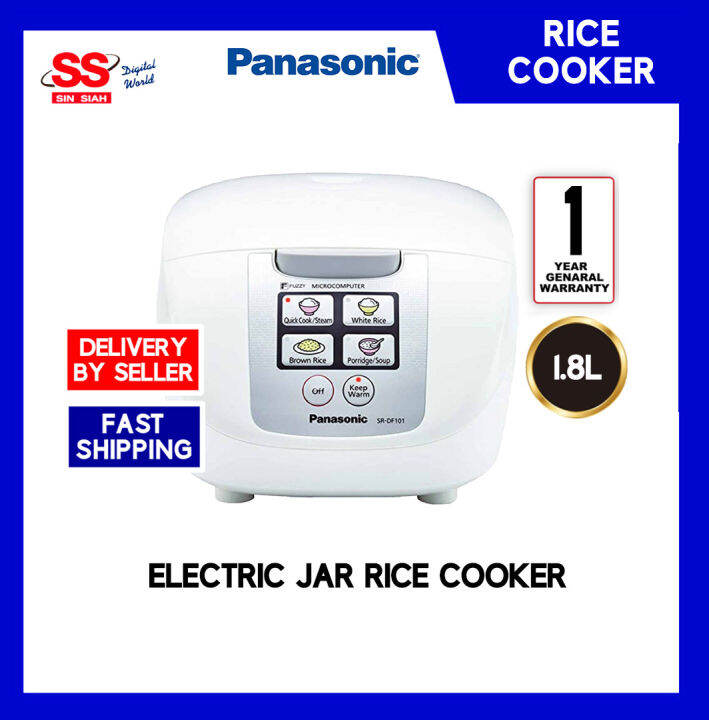 Panasonic SRDF181 1.8L Electric Jar Rice Cooker Lazada