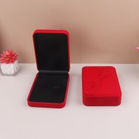 Quality Wedding Jewelry Storage Case Amazing Red Velvet Ring Earrings Necklace Pendant Bracelet Storage Organizer Gift Box