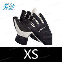 [ฟรี Shipg] Mares Tek ถุงมือ Missing Finger Professional Diving Mittens ถ่ายภาพใต้น้ำยืดหยุ่นสามนิ้วครึ่งนิ้ว2Mm gift