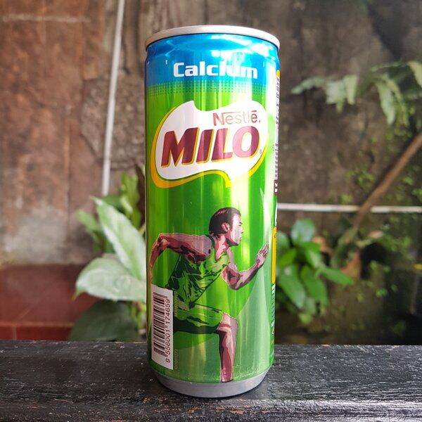 MILO Healthy Drink HighCalcium ActigenE Kaleng Susu Cokelat 240ml