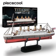 Piececool 3D bộ đố vui kim loại tàu Titanic mô hình Bộ dụng cụ Cruise đồ