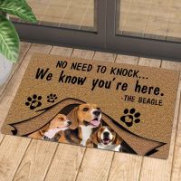 CLOOCL No Need To Knock Beagle Doormat 3D Absorbent Non-slip Doormat for Bedroom Kitchen Bathroom Home Decor Mat Drop Shipping