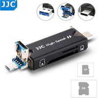 ❈ JJC USB 3.0 Card Reader SD TF Micro SD Card Reader For Laptop Computer Smart Phone Tablets Micro USB 2.0 Type-C USB 3.0 Ports