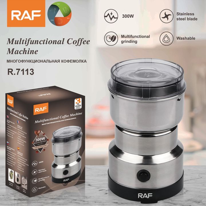 hot-new-เครื่องบดสแตนเลสเครื่องบดแห้งเครื่องบดแห้ง-homecommercialcoffee-beanpowderer-300w