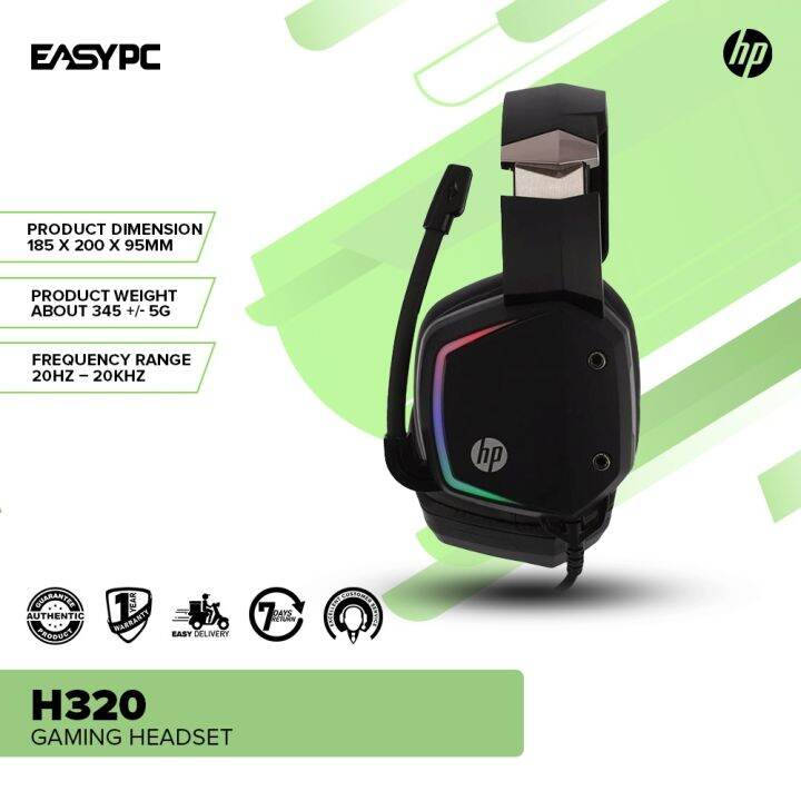 EasyPC HP H320 Gaming Headset Lazada PH