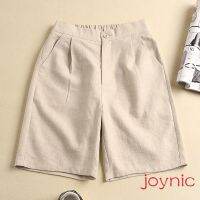 ✨joynic✨ M-4XL จุด ผู้หญิงสไตล์เกาหลีกางเกงขาสั้นฤดูร้อนใหม่เอเชียกางเกงผ้าฝ้ายผู้หญิงหลวมเอวสูงลดความอ้วนขนาดใหญ่ขากว้า