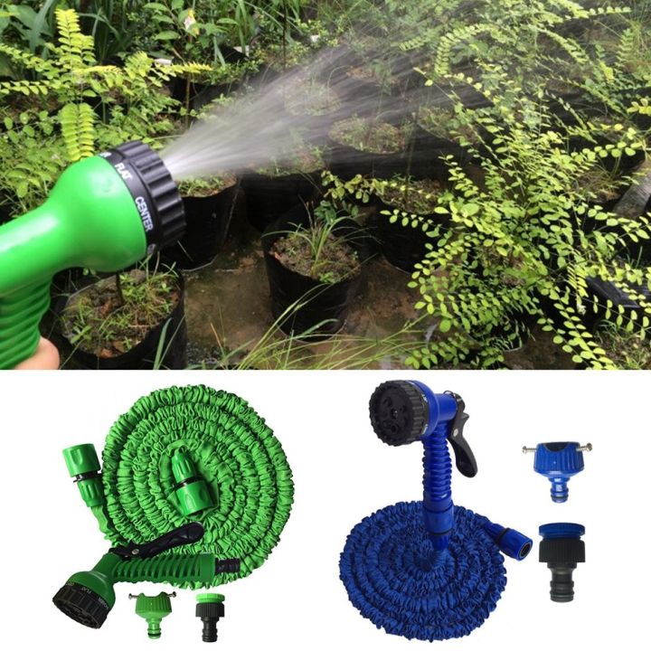 garden-hose-expandable-100ft-สายยาง-100ft-สายยางรดน้ำ-สายยางล้างรถ-สายยยางยึดหดได้-สายน้ำแรงดัน-สายยางรดน้ำสวน-สายยางฉีดน้ำ