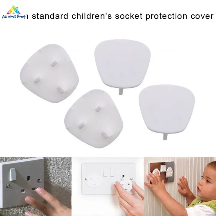ABH 12/24/48pcs Plug Socket Covers Babies Kids Safety Protector for UK