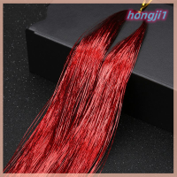 【 Hongji1】??ส่วนต่อขยายสิ่งประดับแวววาวผมโฮโลแกรม200เส้นแวววาวแวววาวแวววาวระยิบระยับ90ซม. สำหรับผู้หญิง