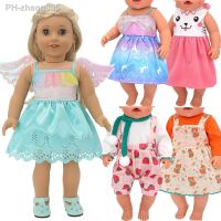 Clothes for Dolls Fits 43CM Toy New Born Doll Accessories Fashion Bow-Knot Dress