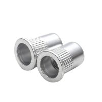 50pcs 20Pcs M3 M4 M5 M6 M8 M10 M12 Aluminum Alloy Rivnut Flat Head Threaded Rivet Insert Nutsert Cap Rivet Nut