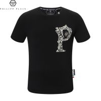 CODHuan Jian New Style PP Top PHILIPP PLEIN Philip Short-Sleeved Casual Street Wear Boys Clothing Pure Cotton Round Neck Breath 03