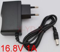 2023 ☆ 1ชิ้นคุณภาพสูง16.8โวลต์1A ที่ชาร์จแบตเตอรี่พอลีเมอร์ลิเธียม Charger Adaptor ไฟฟ้าแบบคู่ปลั๊ก EU 5.5มม.