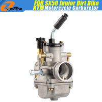 รถจักรยานยนต์คาร์บูเรเตอร์ Carburador สำหรับ SX 50 50cc SX50 50SX Junior Carb อุปกรณ์เสริม Dirt Pit Bike19mm Carburettor