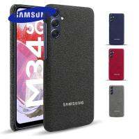 ปกหนังผ้าใบเคสโทรศัพท์ M34กาแล็คซี่ Samsung ป้องกันการตกด้านหลังเคสเคสสำหรับกาแล็คซี่ M 34 5G