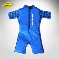 Kids Swimsuit Blue Life Jacket Zippered Comfortable One Piece Swimming Buoyancy Aid Universal Safety Children Lifeguard Jackets  Life Jackets