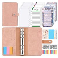Budget Binder,49Pc A6 Ring Binder Set Money Organiser Binder with Clear Cash Envelope,Budget Sheets,For Work and Diary
