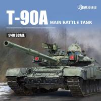 Ustar NO-007โมเดลถังพลาสติกชุดสร้างโมเดล T-90A รถถังประจัญบานหลักแบบ1/48ชุดสะสมโมเดล Hoy DIY