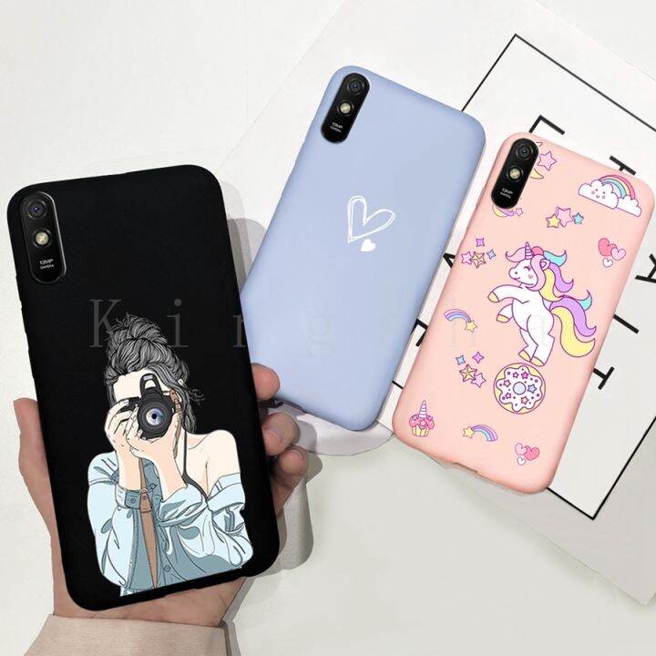 love-heart-tpuเคสโทรศัพท์สำหรับxiaomi-redmi-9a-6-53-น่ารักสาวพิมพ์นุ่มสำหรับxiaomi-redmi-9a-9a