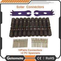 ✹☌▤ GTMT10 Pairs Solar Connector Male Female 30A Solar Panel Connector Wire Connector Plug 2PC Spanner Suitable Cable 2.5/4/6.0mm2