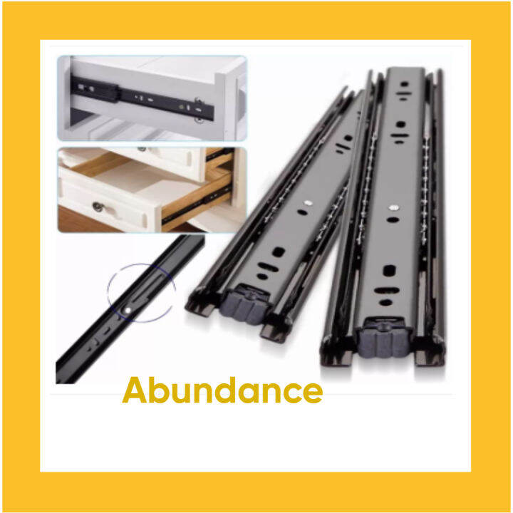 DRAWER GUIDE FULL EXTENSION 3FOLD BALL BEARING HEAVY DUTY DRAWER SLIDE