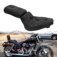 Motorcycle Front Rear Driver Passenger Seat Two Up One Piece Leather Cushion For Honda Steed 400 600 VLX400 96-08