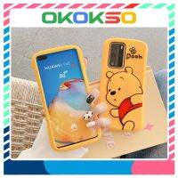 เคสโทรศัพท์ OPPO A52/A72/A92, A9 2023/A5 2023/A11, A3S/A12e/C1,,F11, F9/F9pro, R17,Reno5, Reno5pro สีเหลือง หมีพูห์ กันตก ใหม่ เกราะ