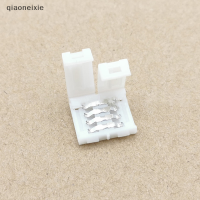 qiaoneixie 10pcs RGBW LED CONNECTOR 10mm 4Pin ตัวเชื่อมต่อบัดกรีฟรีสำหรับ5050 3528 LED SINGLE Color RGB rgbww Strip LIGHT