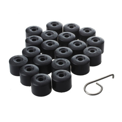 【2023】20Pcs Car Wheel Cover Hub Nut Bolt Covers Cap 17mm Auto Tyre Screws Exterior Protection Accessories for Volkswagen VW Golf MK4