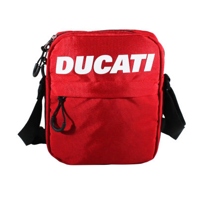 DUCATIกระเป๋าสะพายข้างพาดลำตัวสีแดงลิขสิทธิ์แท้ดูคาติ DCT49 118