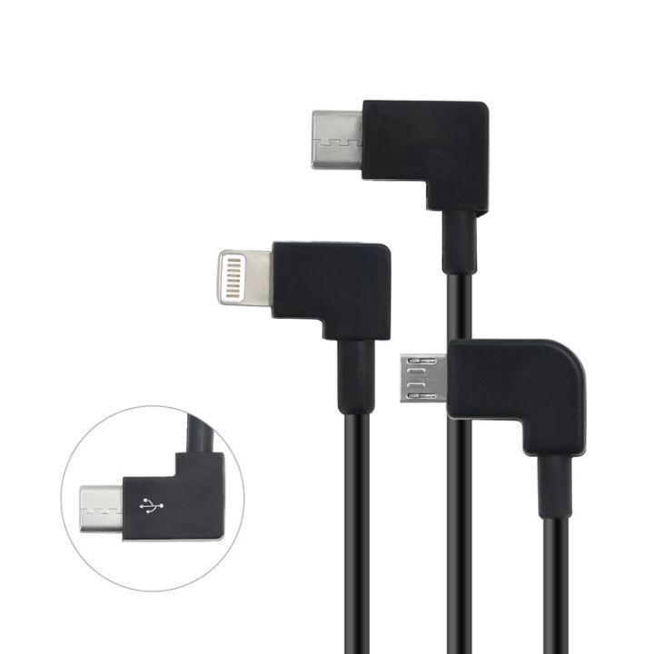 chaunceybi-20cm-usb-iphone-type-c-short-2-4a-fast-charging-cable-elbow-data-all-smartphones
