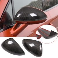 2 Pcs Rearview Mirror Cover Car Side Rearview Mirror Cover Trim Real Carbon Fiber Mirror Caps for 2014-2022