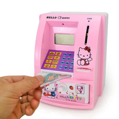 กระปุกออมสินรูป Hello Kitty ATM สำหรับเด็ก
