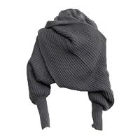 Hot sell Ms trade hot style fashion knitting scarf warm autumn winter wool shawls monochromatic sleeves scarf straight for