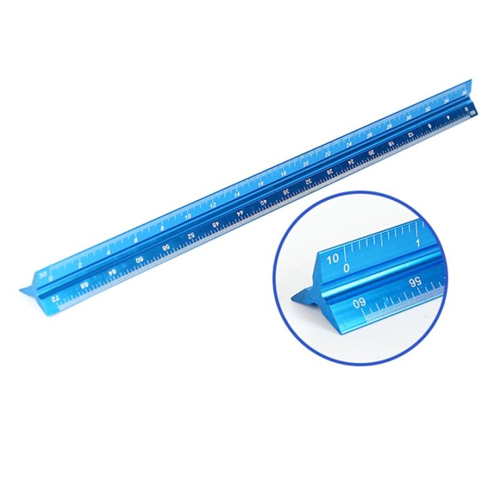 architectural-scale-ruler-12inch-aluminum-architect-scale-triangular-scale-scale-ruler-triangle-ruler-drafting