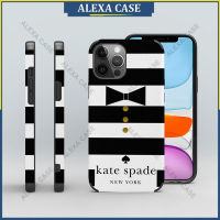 Kate Spade เคสโทรศัพท์สำหรับ iPhone 14 Pro Max / iPhone 13 Pro Max / iPhone 12 Pro Max / iPhone 11 Pro Max / XS Max / iPhone 8 Plus / iPhone 7 plus ฝาครอบเคสป้องกันหนังแกะป้องกันการตก SPEZ7Y