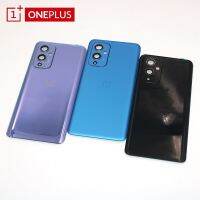 สำหรับ Oneplus 9ฝาหลังกระจกประตูหลังเคสเปลี่ยนชิ้นส่วนด้วยเลนส์กล้อง