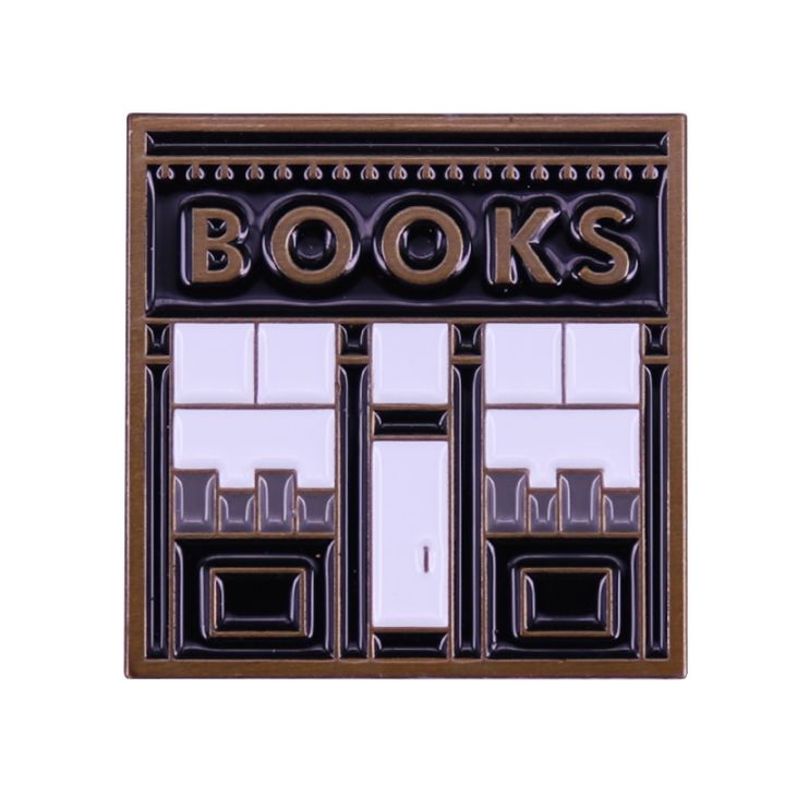 cw-enamel-pin-book-store-badge-reading-cart-brooch-bookish-lovers