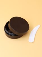 6 x Empty Travel 20g Frost Black Make up Nail Art Cosmetic Bead Storage Container 20g Plastic Sub Black Portable Cream Jar