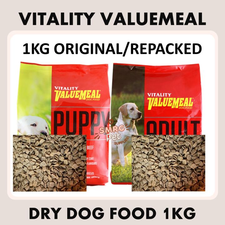 Vitality Valuemeal Dry Dog Food Classic Adult / Puppy 1kg Original